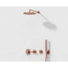 Душевой гарнитур с ручным душем VITRA ORIGIN, цвет медный A4554326